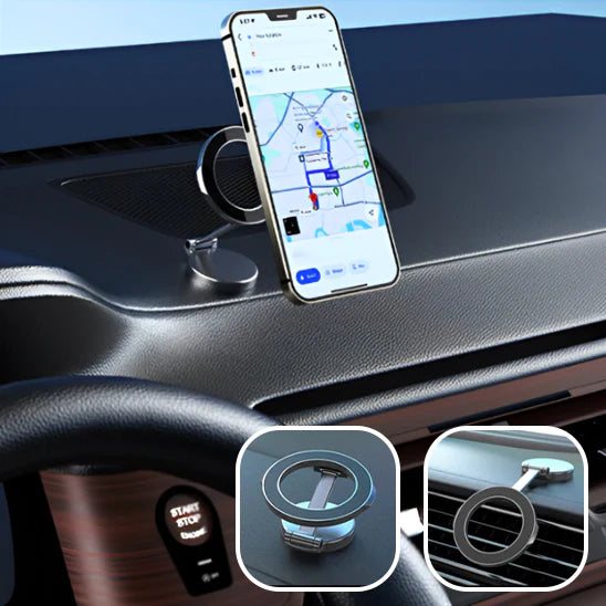 Support Téléphone Magnétique 360° - Universel & Ultra-Pratique