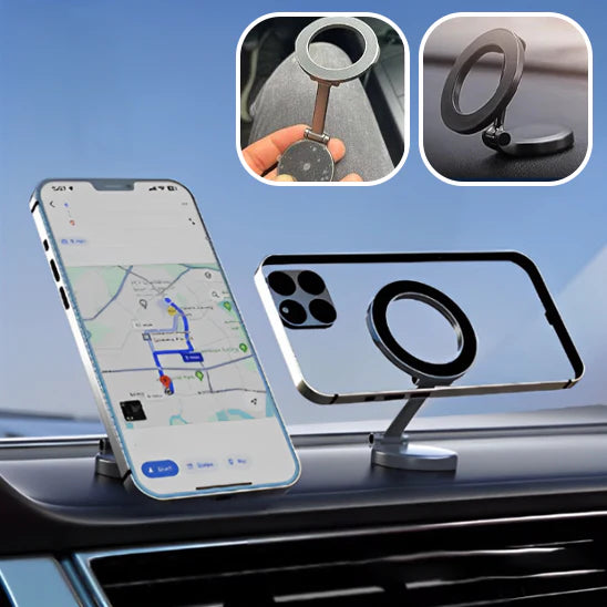 Support Téléphone Magnétique 360° - Universel & Ultra-Pratique